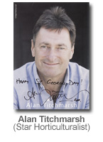 Alan Titchmarsh - Star Horticulturalist