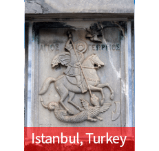 St George Statue Istanbul Turkey
