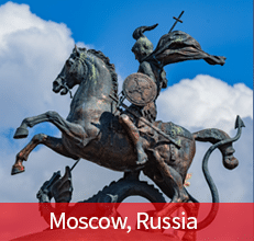 St George Statue Moscow Russia