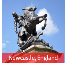 St George Statue Newcastle England